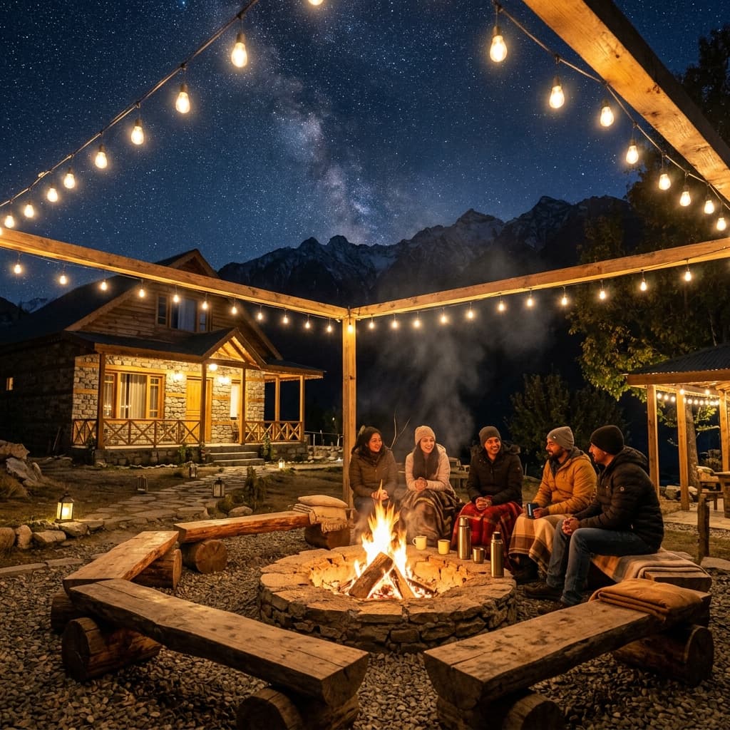 Bonfire Night at Batakundi Heights Cottage
